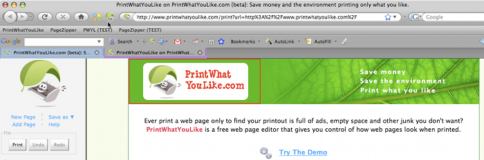 firefox extension button